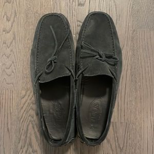 Tods dark blue loafers